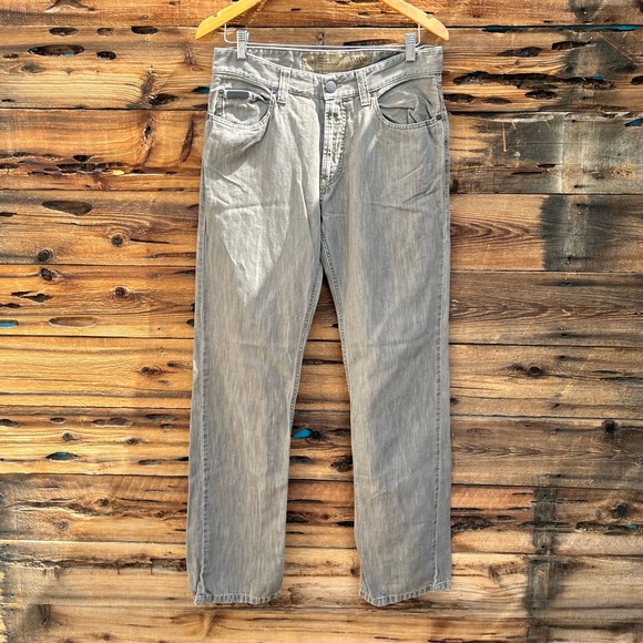 ARMANI COLLEZIONI | Light Gray Straight Jeans 32 - Picture 1 of 7